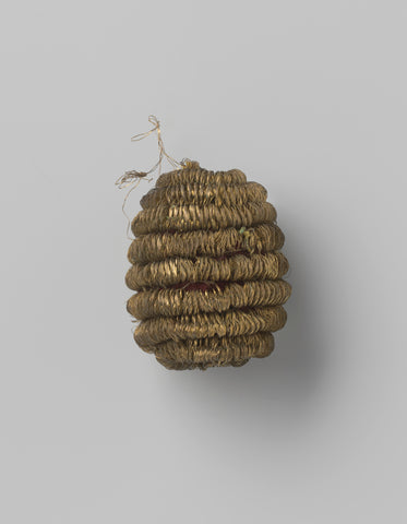 Pompon, oval, probably from a shako of a chief officer of the Dutch army, ca. 1815-1820, anonymous, c. 1815 - c. 1820 Canvas Print