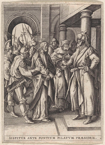 Christ for Pilate, anonymous, 1560 - 1600 Canvas Print