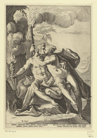 Liefde, Jacob Matham (attributed to), 1601 - 1652 Canvas Print