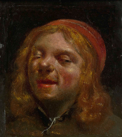 Self Portrait, The so-called 'Portrait of Jan Fabus', Moses ter Borch, 1660 - 1661 Canvas Print