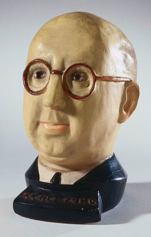 Piggy bank in the form of portrait of Piet Lieftinck, LIWA, 1949 Canvas Print