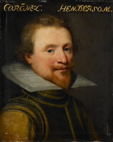 Portrait of Sir Robert Henderson of Tunnegask, Colonel of the Scotch Guards, Jan Antonisz van Ravesteyn (workshop of), c. 1609 - c. 1633 Canvas Print