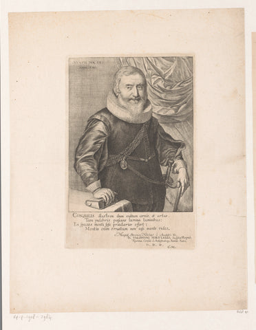 Portret van Salomon Hirzel, Conrad Meyer, 1628 - 1689 Canvas Print