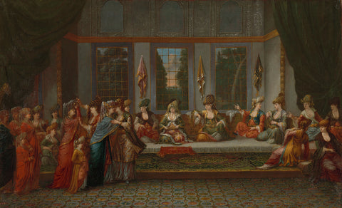 Greek Wedding, Jean Baptiste Vanmour, c. 1720 - c. 1737 Canvas Print