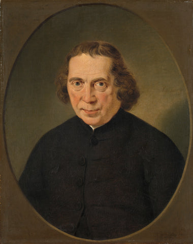 Portrait of Jan Nieuwenhuyzen, Adriaan de Lelie, 1780 - 1806 Canvas Print