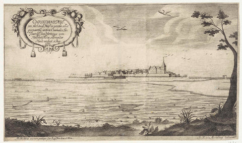 View of Christianstadt, Abraham Wuchters, 1676 Canvas Print