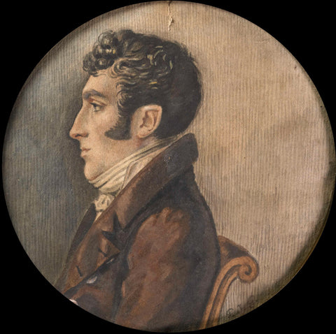 Portrait van Frederik Willem van Limburg Stirum (1774-1850), Pierre Joseph Gauthier, 1810 - 1815 Canvas Print