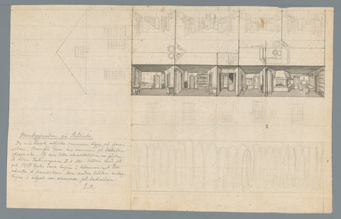 Interior house Jan Brandes in Skälsebo, Jan Brandes, 1803 Canvas Print