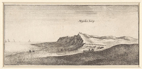 Landscape with view of Muiderberg, Wenceslaus Hollar, 1625 - 1677 Canvas Print