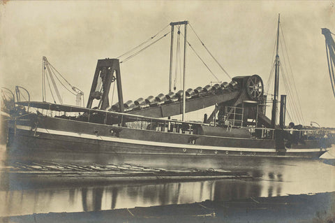 Dredger, Village, 1894 Canvas Print