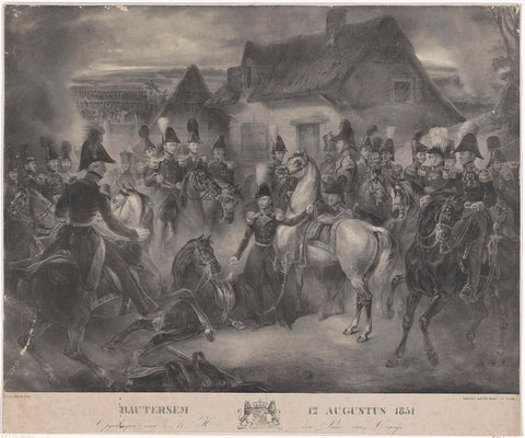 Battle of Boutersem, 1831, anonymous, 1831 - 1832 Canvas Print