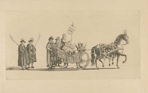 Sixth carriage, Nicolaas van der Worm, 1776 Canvas Print