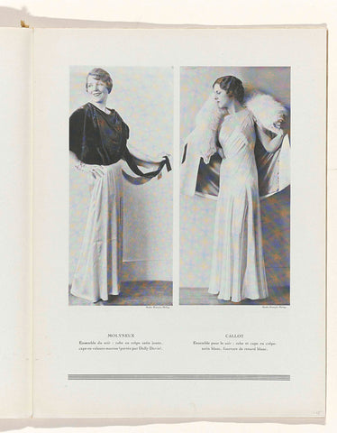 Art - Goût - Beauté, Feuillets de l' élégance féminine, June 1932, No. 142, 12th Year, p. 15, Henryka Philipp, 1932 Canvas Print