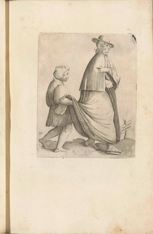 Spanish priest, Ferando Bertelli, 1569 Canvas Print