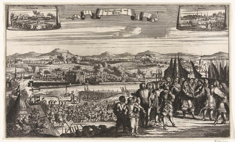 The Conquest of Bonn by William III, 1673, anonymous, 1673 - 1676 Canvas Print