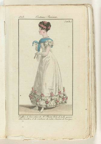 Journal des Dames et des Modes 1823, Costume Parisien (2131), anonymous, 1823 Canvas Print