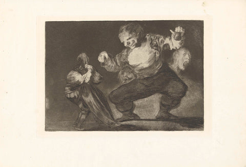 The fool, Francisco de Goya, 1864 Canvas Print