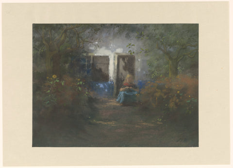 Idylle, Jan Voerman (1857-1941), 1867 - 1941 Canvas Print