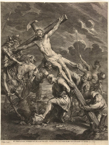 Creation of the cross, Schelte Adamsz. Bolswert, 1596 – 1659 Canvas Print