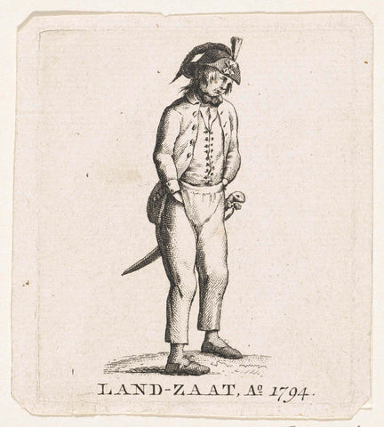 Landzaat, 1794, anonymous, 1794 Canvas Print