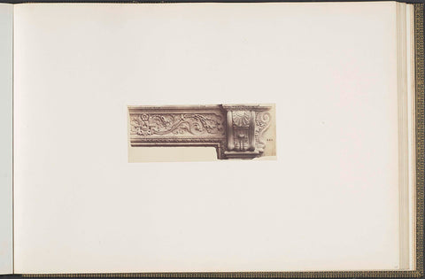 Plaster models for decoration at the Palais du Louvre, Édouard Denis Baldus, c. 1855 - c. 1857 Canvas Print