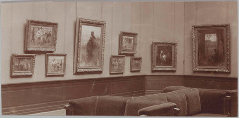 Room 371 in the Drucker extension with a setup of the Hague School in 1928, 1928 Canvas Print