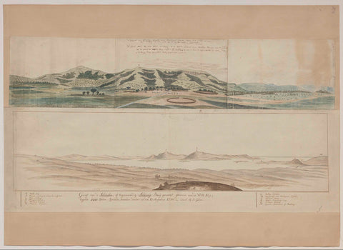 View of Saldanha Bay from the Witteklip, Robert Jacob Gordon, 1784 Canvas Print