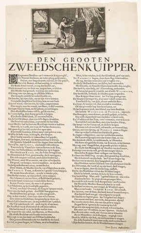 De Zweedse Kuiper, 1656, anonymous, 1656 Canvas Print