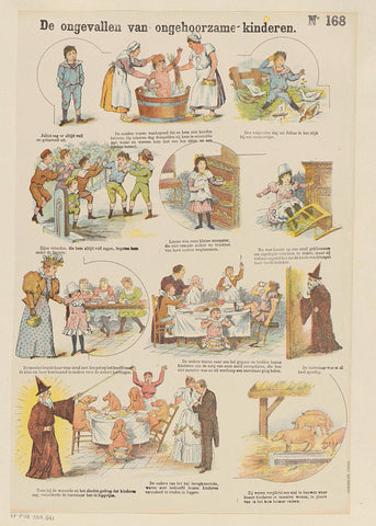 Disobedient children accidents, Gordinne, 1894 - 1959 Canvas Print