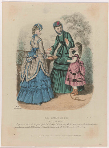 La Sylphide, 1869, No. 1036, du 10 : Parfumerie Oriza de Legrand (...), J. Desjardins, c. 1869 Canvas Print