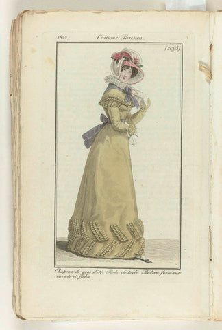 Journal des Dames et des Modes 1822, Costume Parisien (2095), anonymous, 1822 Canvas Print