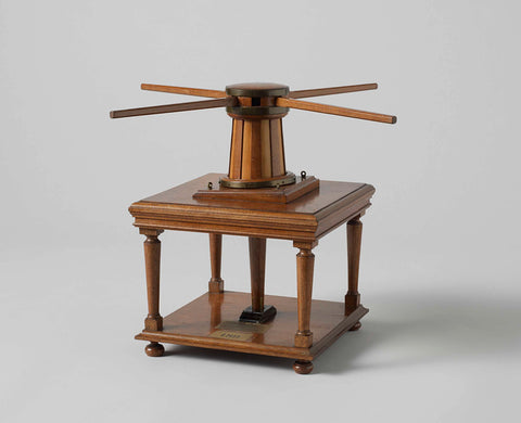 Model of a Capstan, 's Lands Werf Amsterdam (possibly), 1792 Canvas Print