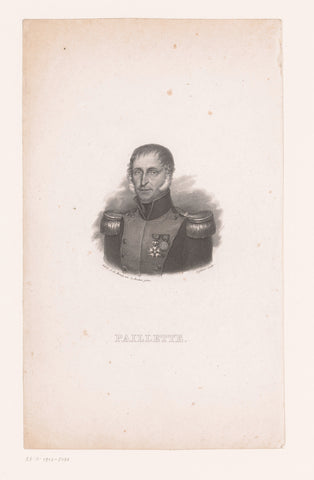 Portrait of Paillette, Achille Désiré Lefèvre, c. 1825 Canvas Print