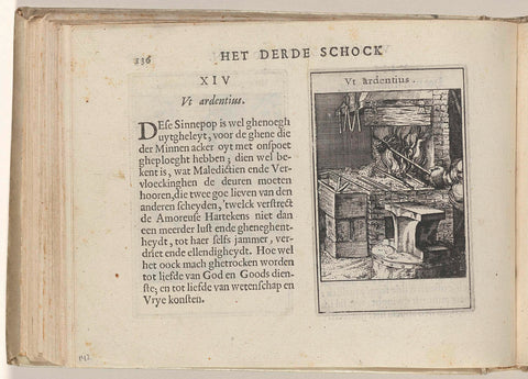 XIV Ut ardentius, Roemer Visscher, 1614 Canvas Print