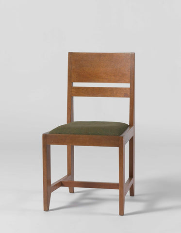 Chair covered with green wool, Hendrik Wouda, c. 1924 Canvas Print