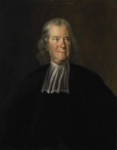 Portrait of the Physician Herman Boerhaave, Professor at the University of Leiden, Cornelis Troost, 1735 Canvas Print