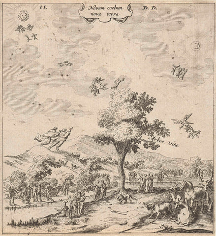 New sky and earth, Gillis of Scheyndel (I), 1625 Canvas Print