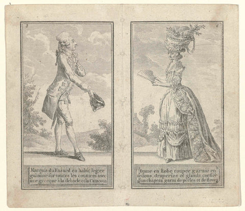 Marquis du Hasard (...), anonymous, c. 1778 Canvas Print