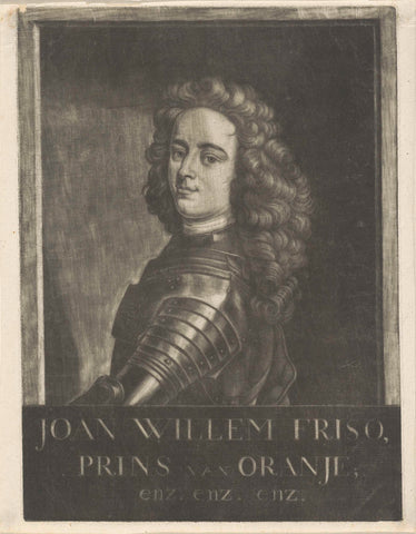 Portrait of Johan Willem Friso, Prince of Orange-Nassau, Rienk Jelgerhuis, 1770 Canvas Print