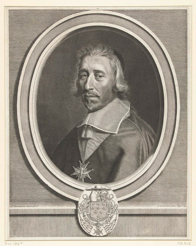 Portrait of Hardouin de Péréfixe de Beaumont, Robert Nanteuil, 1663 Canvas Print