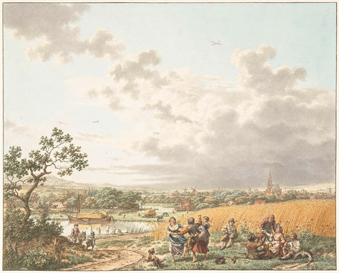 Summer, afternoon and air, Jacob Cats (1741-1799), 1797 Canvas Print