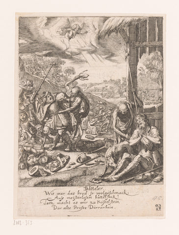 Beggars and Death, Rudolph Meyer, 1650 Canvas Print