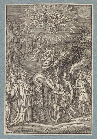 Arrestatie van Christus, Christoffel van Sichem (II), 1629 Canvas Print