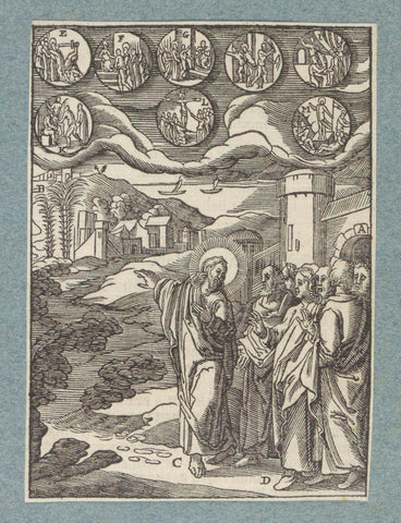 Christ predicts its suffering, Christopher of Shechem (II), 1629 Canvas Print