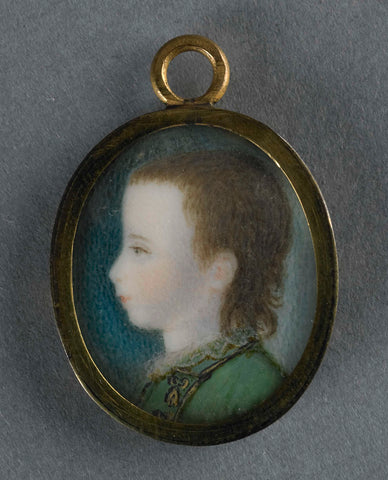 Willem Frederik (1772-1843). Prince of Orange-Nassau. The later King William I, eldest son of William V and Wilhelmina of Prussia, as a child, Pieter Lesage (attributed to), 1774-1780 Canvas Print