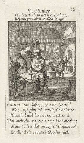 Munter, Jan Luyken, 1694 Canvas Print