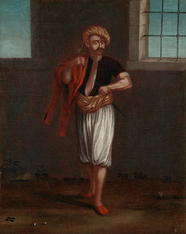 An Albanian Sailor, Jean Baptiste Vanmour (workshop of), 1700 - 1737 Canvas Print