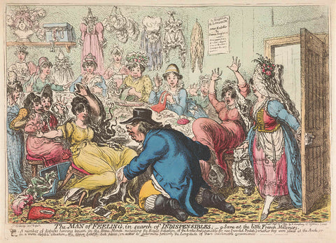 Cartoon on Prince William V, 1800, James Gillray, 1800 Canvas Print