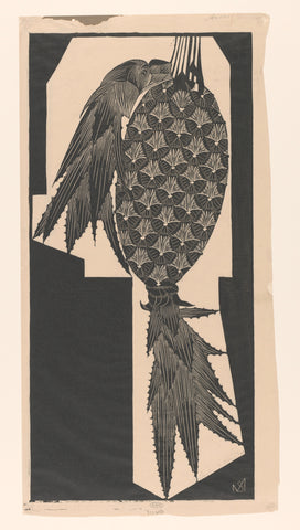 Pineapple, Samuel Jessurun de Mesquita, 1928 Canvas Print