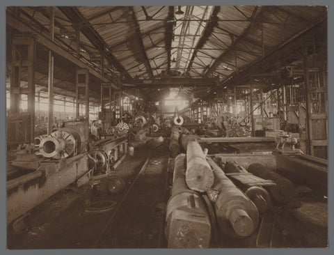 Second turning shop, anonymous, 1920 Canvas Print